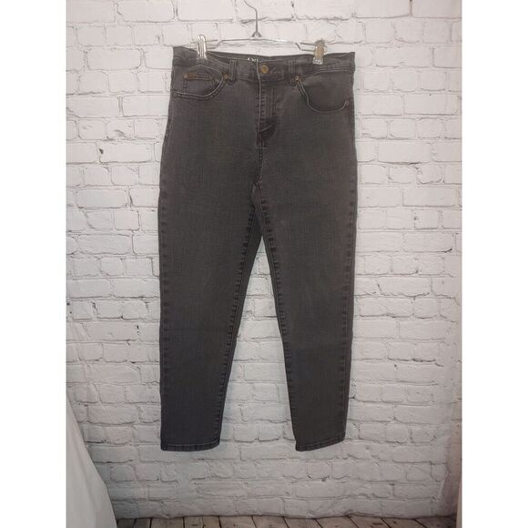 DG2 by Diane Gilman Women's Size 10 PETITE Acid Wash Black Jeans - Picture 1 of 5